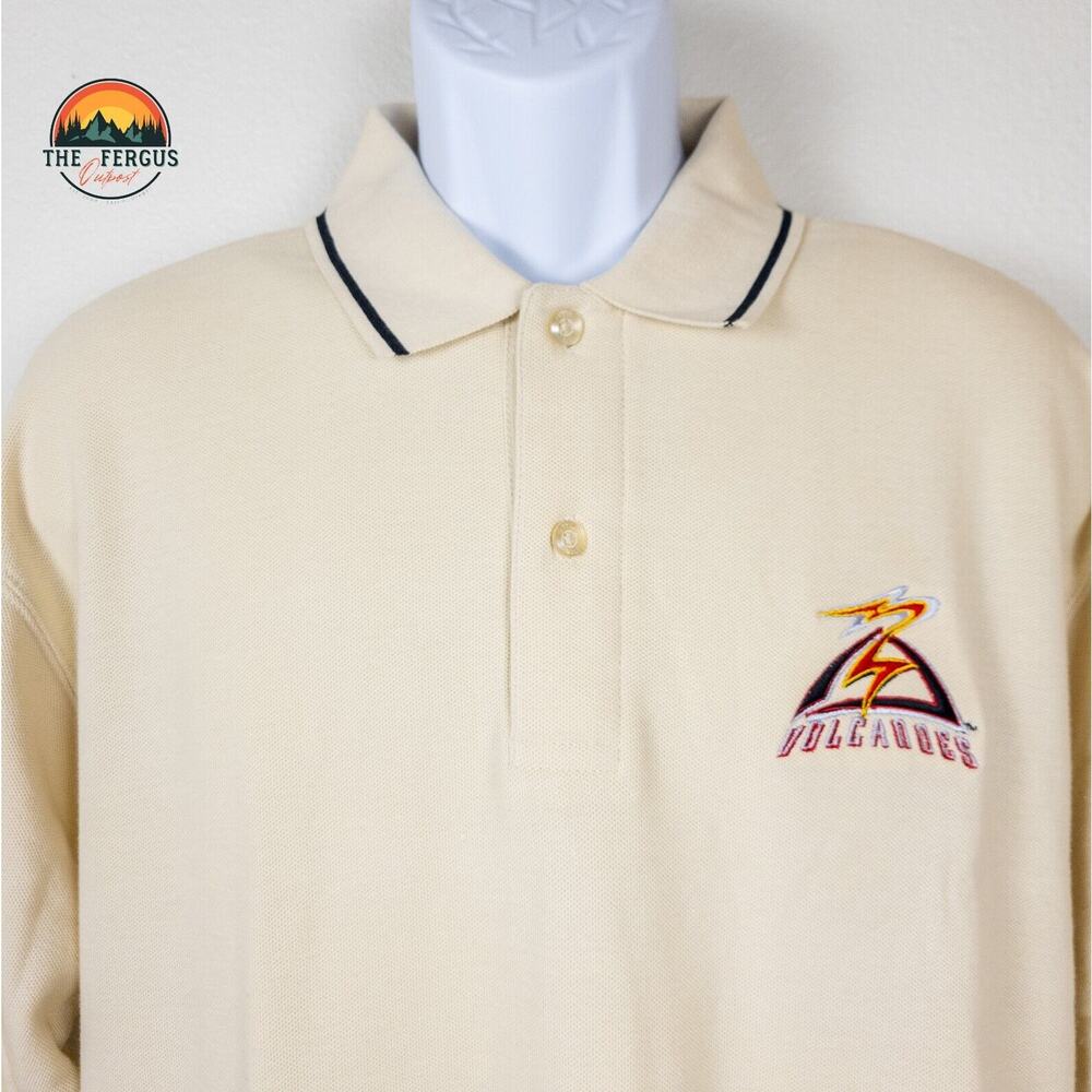 Salem-Keizer Volcanoes Men's Small MILB Baseball Short Sleeve Polo T Shirt Large - Picture 6 of 12